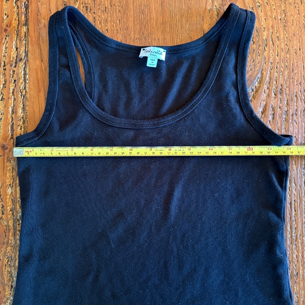 Splendid Black Women's Tank Top Size Small - Picture 4 of 5